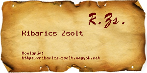 Ribarics Zsolt névjegykártya
